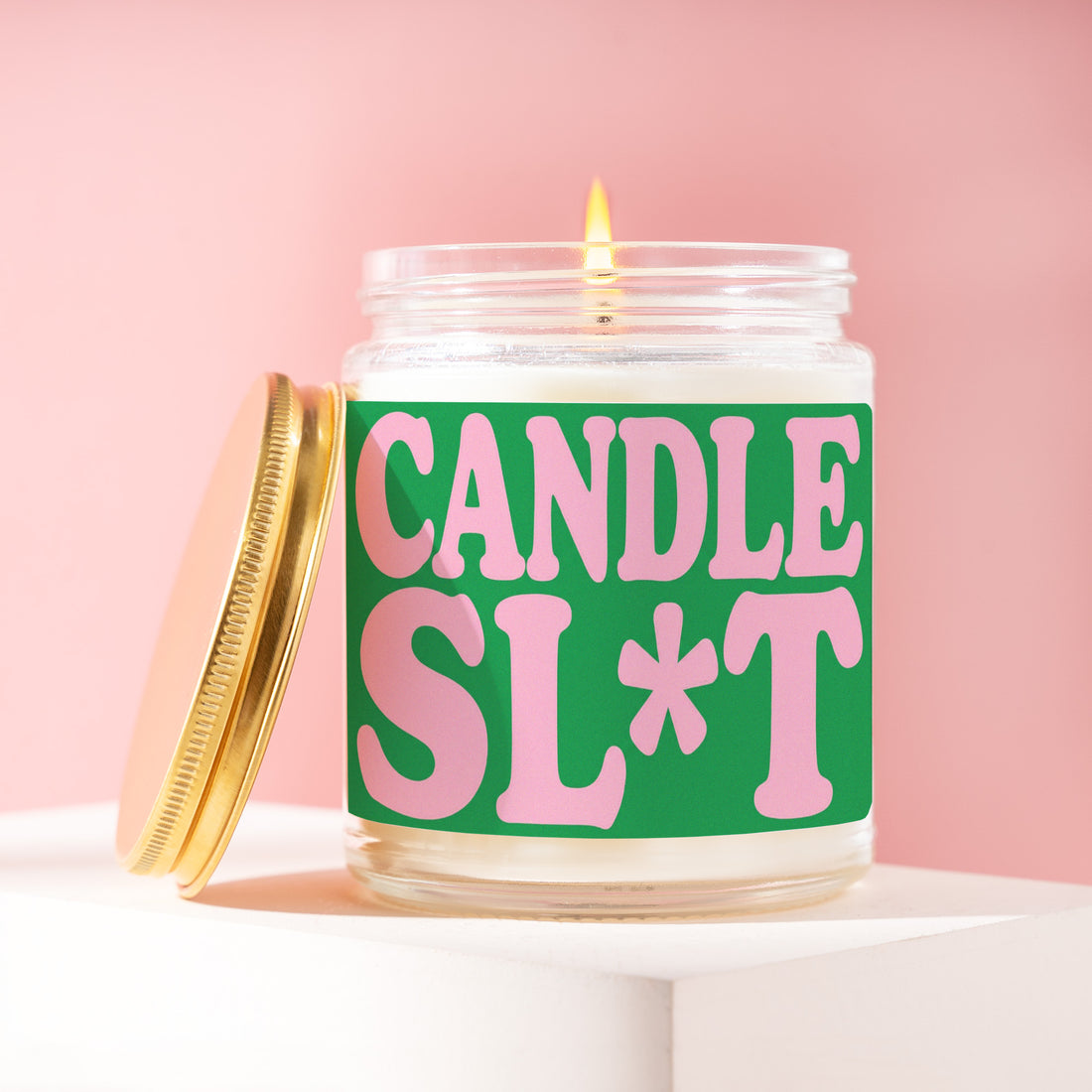 Candle Slut Gift for Her, Funny Home Fragrance Birthday Present for Bestie, Coworker, Galentines Housewarming Idea R070