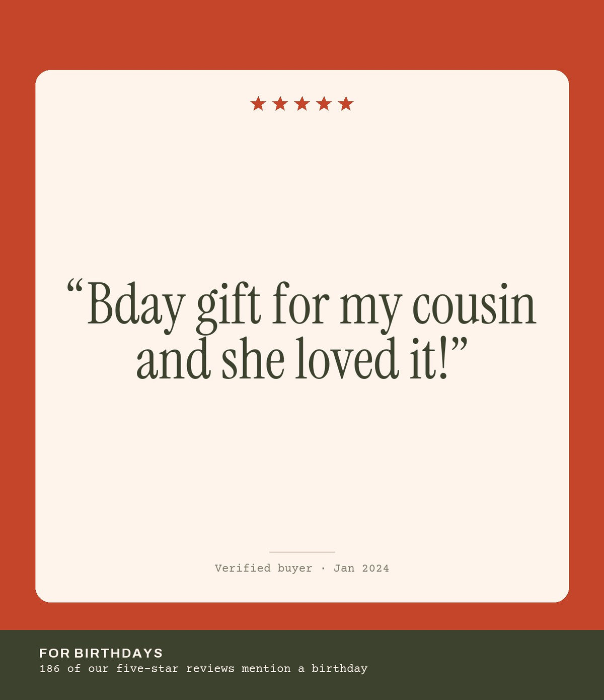 Verified buyer review: Bday gift for my cousin and she loved it!