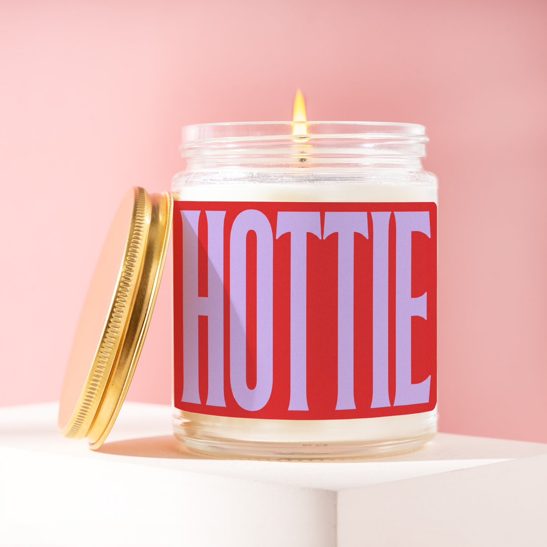 Hottie Candle, Flirty Gift for Her, Cherry Red Western Birthday Present for Girlfriend, Bestie, Valentines Idea R122