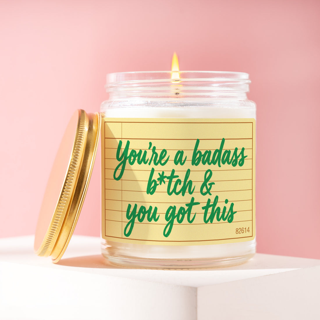 Encouragement Candle, Encouragement Gift, You're a Badass B*tch & You Got This, Gift for Him, You Got This Gift, Motivational Gift R036