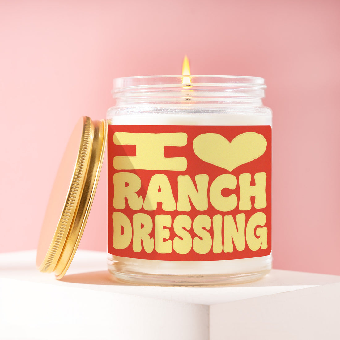 Bestie Candle, Gift for Him, I Heart Ranch Dressing, Foodie Card, Gift for Friend, Gift for Her, Funny Birthday Gift, Funny Foodie Gift R129
