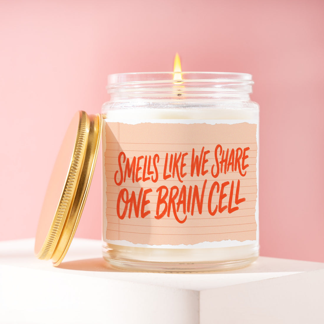 Long Distance Bestie Candle, Best Friend Gift, Smells Like We Share One Brain Cell, Thinking of You, Christmas Present BFF, Sister R296 R296