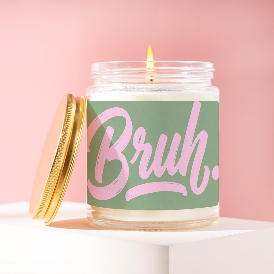 Bruh Candle, Funny Gift for Him, Gen Z Slang Birthday Present for Brother, Boyfriend, Coworker Gag Exchange Idea R067