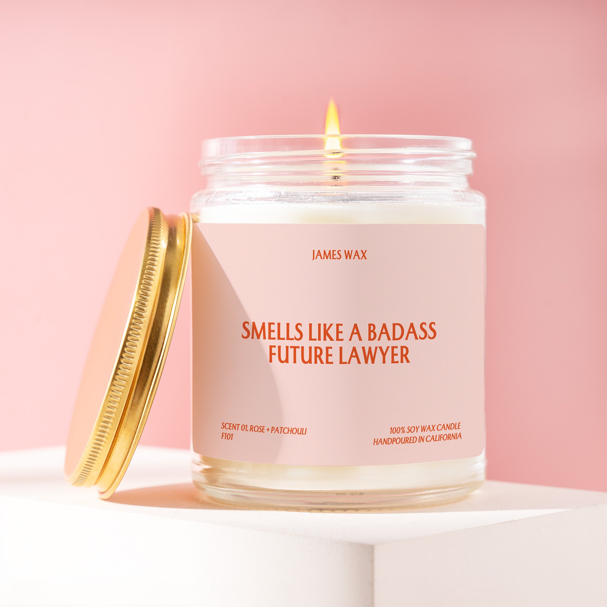 Lawyer Gift Future Badass Lawyer Candle Career Aspiration Fun Law School Motivation F101