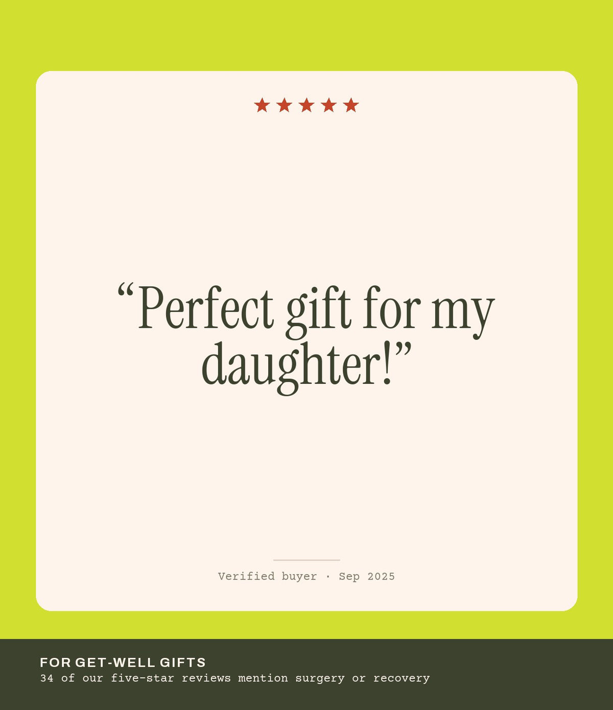 Verified buyer review: Perfect gift for my daughter!