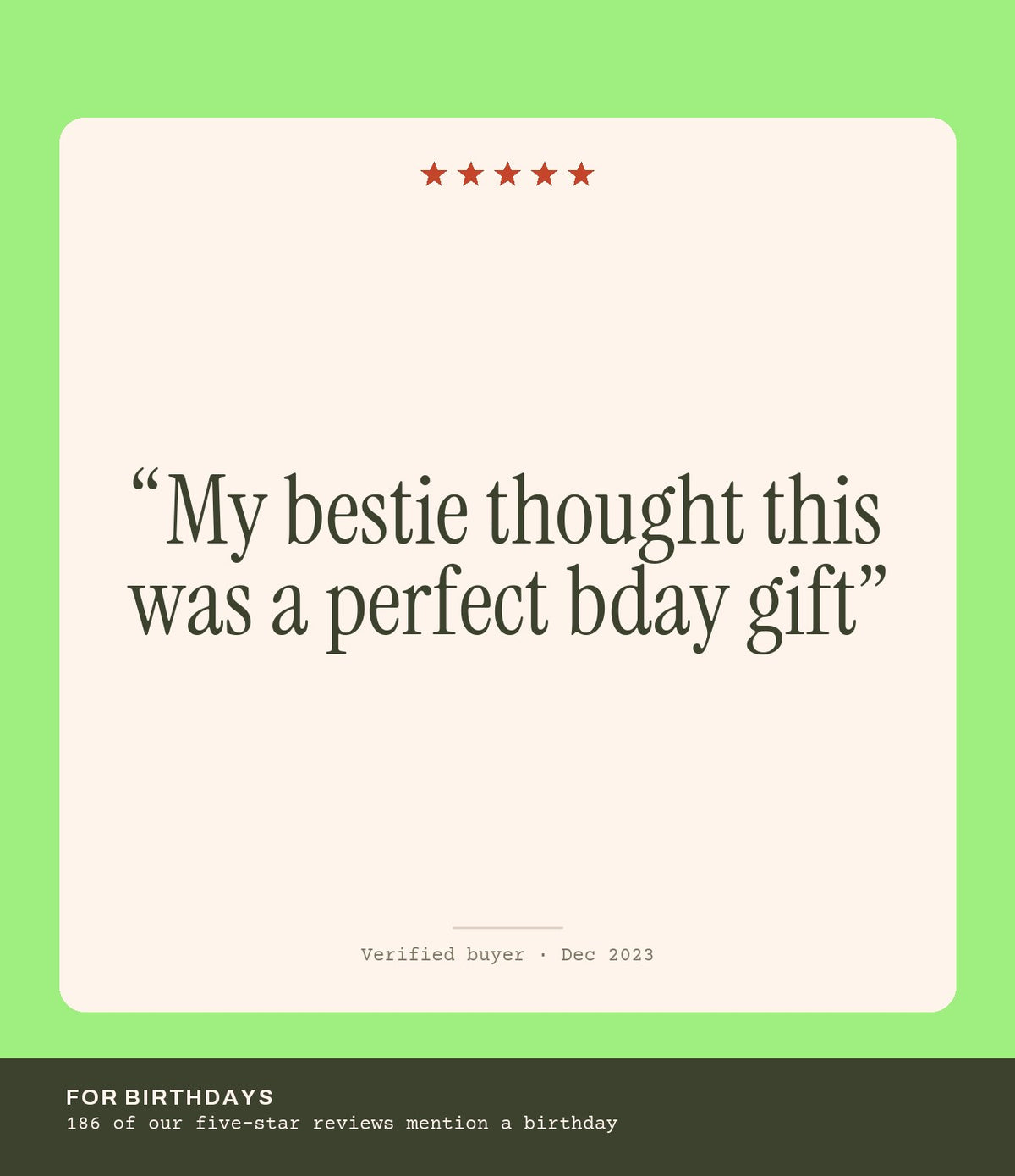 Verified buyer review: My bestie thought this was a perfect bday gift