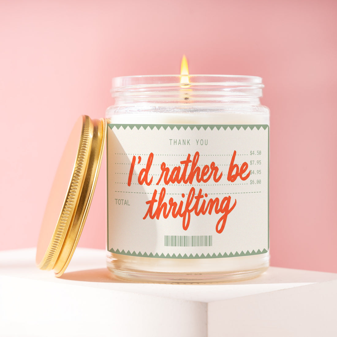 Thrifting Candle, Thrifting Gift, I'd Rather Be Thrifting, Gift for Him, Gift for Her, Thank You Gift, Appreciation Gift, Funny Candle R210