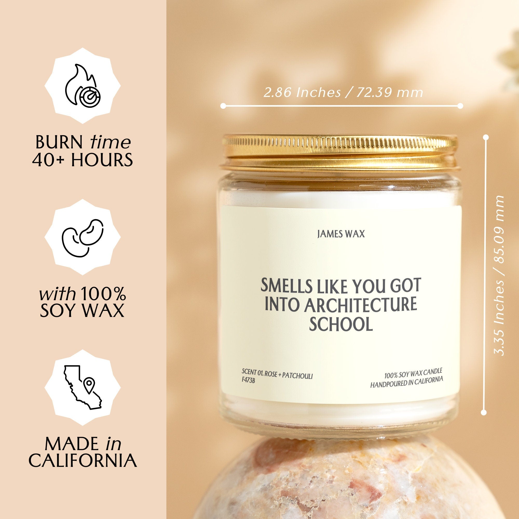 a jar of smells like you got into architecture school