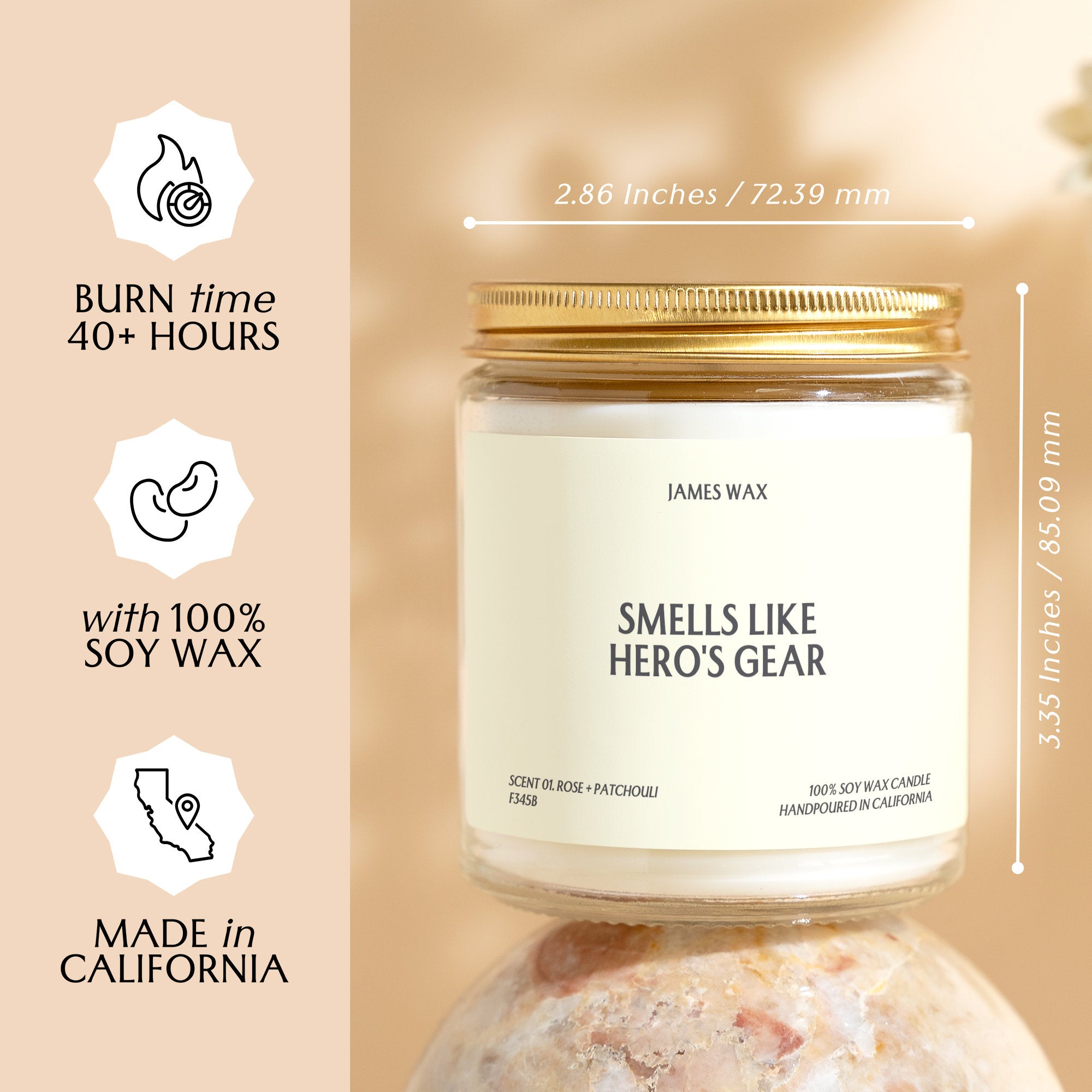 a jar of smells like hero&#39;s gear made in california