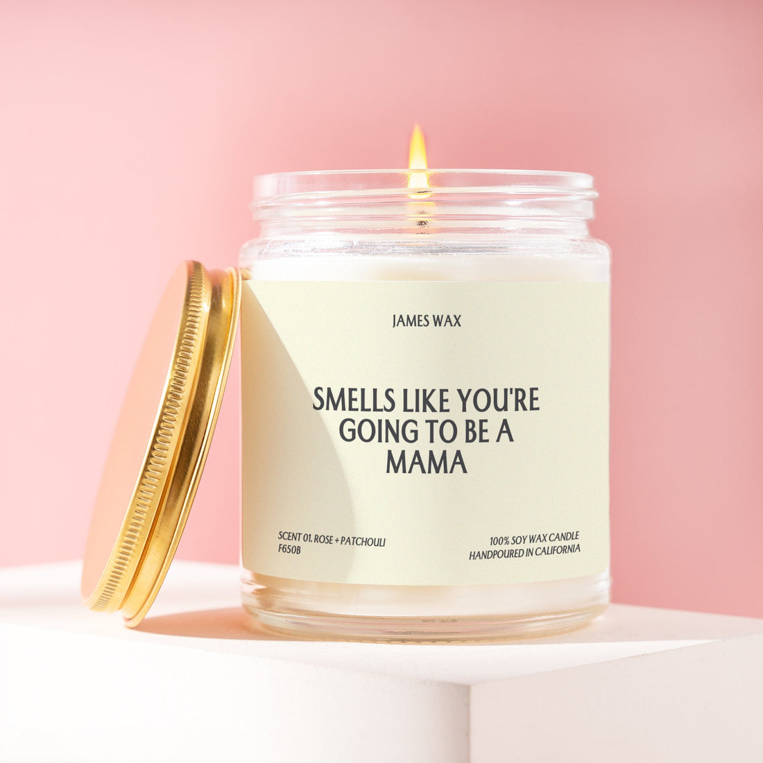New Mom Gift Smells Like You're Going To Be A Mama Candle New Mom Gifts Baby Announcement Gift For New Moms F650B