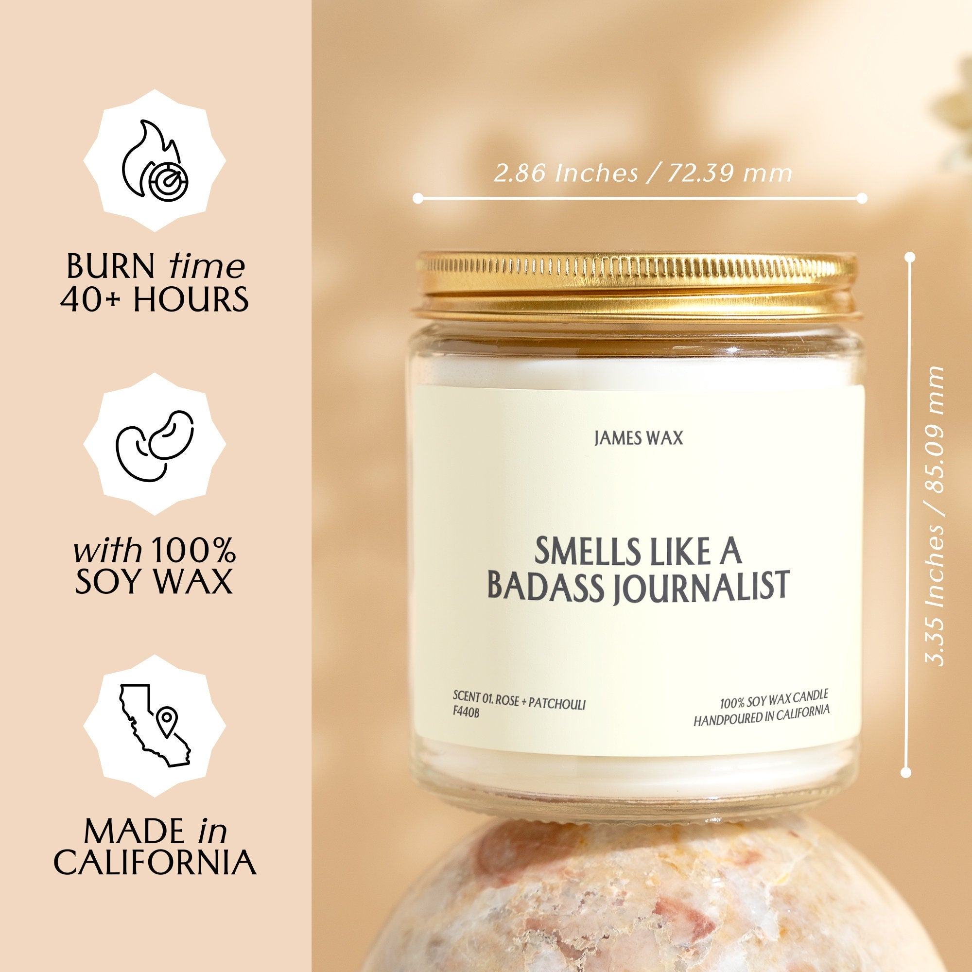 a jar of smells like a badassious journalist