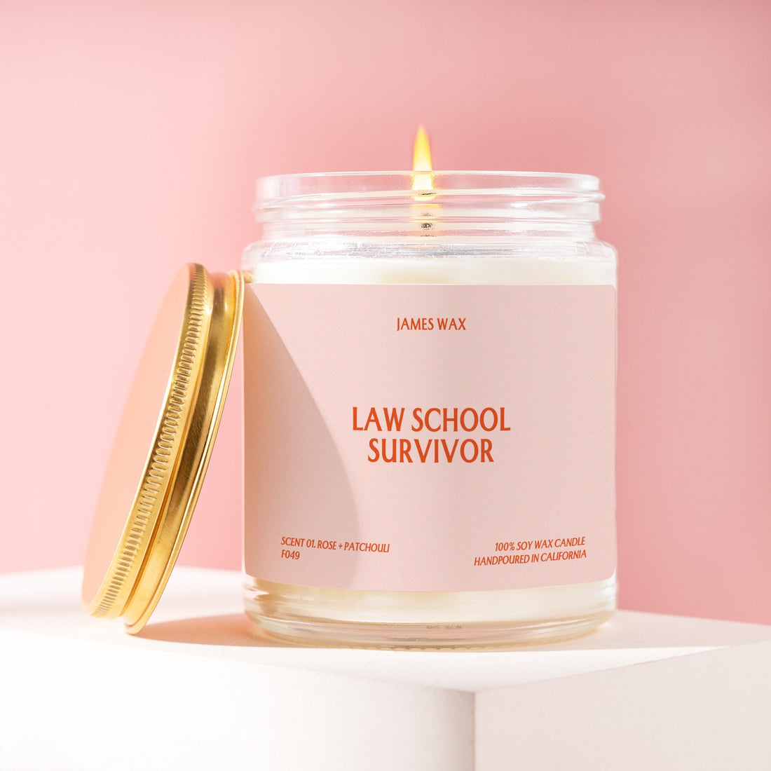 Lawyer Gift Law School Survivor Candle Achievement Graduation Gift For Lawyers-to-be F049