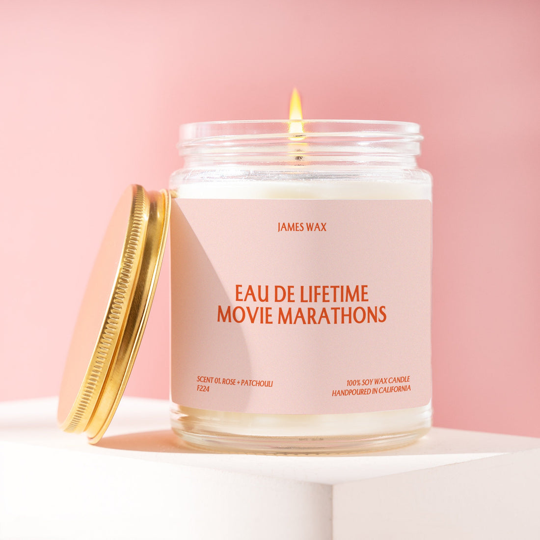 Best Friend Gift Eau de Lifetime Movie Marathons Candle Scented Bonding Token Friend’s Day F224