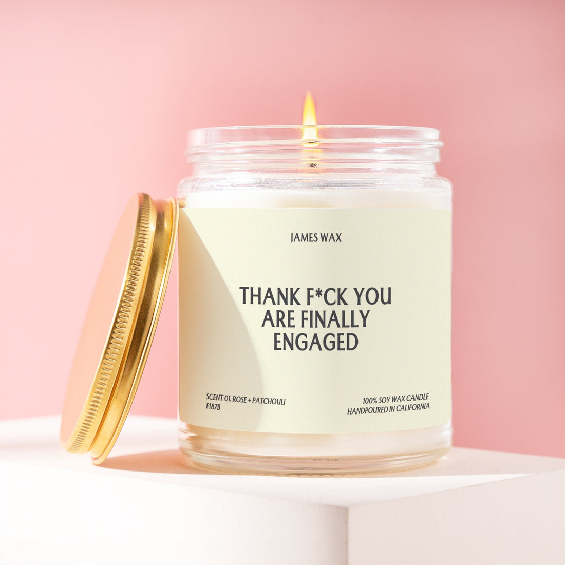 Engagement Gift Finally Engaged Candle Bride Engagement Love F187B