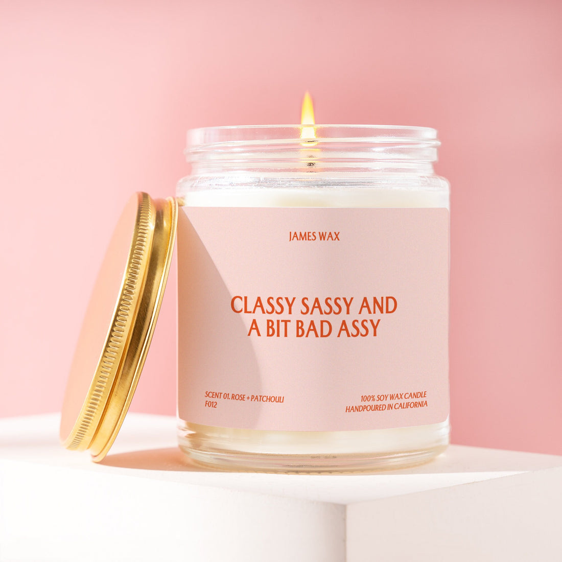 Friendship Gift Classy Sassy and a Bit Bad Assy Candle Personality Bold Statement Candle F012