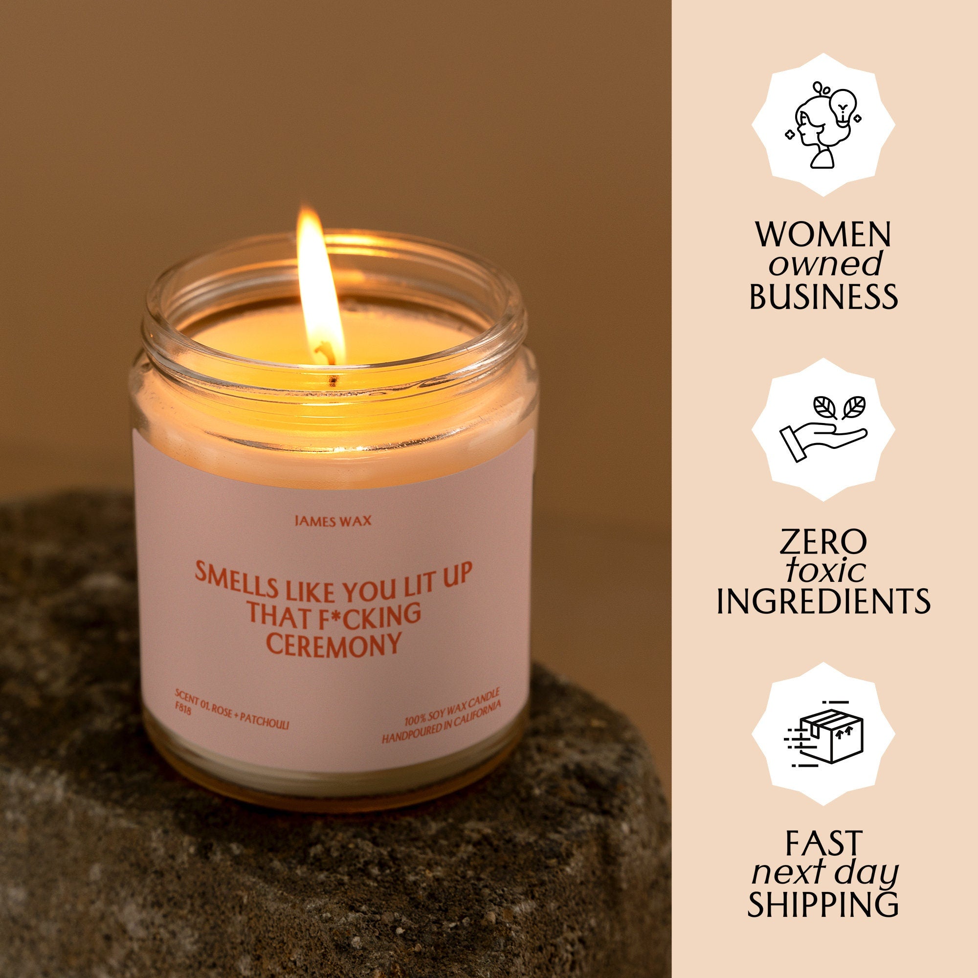 Wedding Gift Smells Like You Lit Up That F*cking Ceremony Candle For Wedding Officiants F818