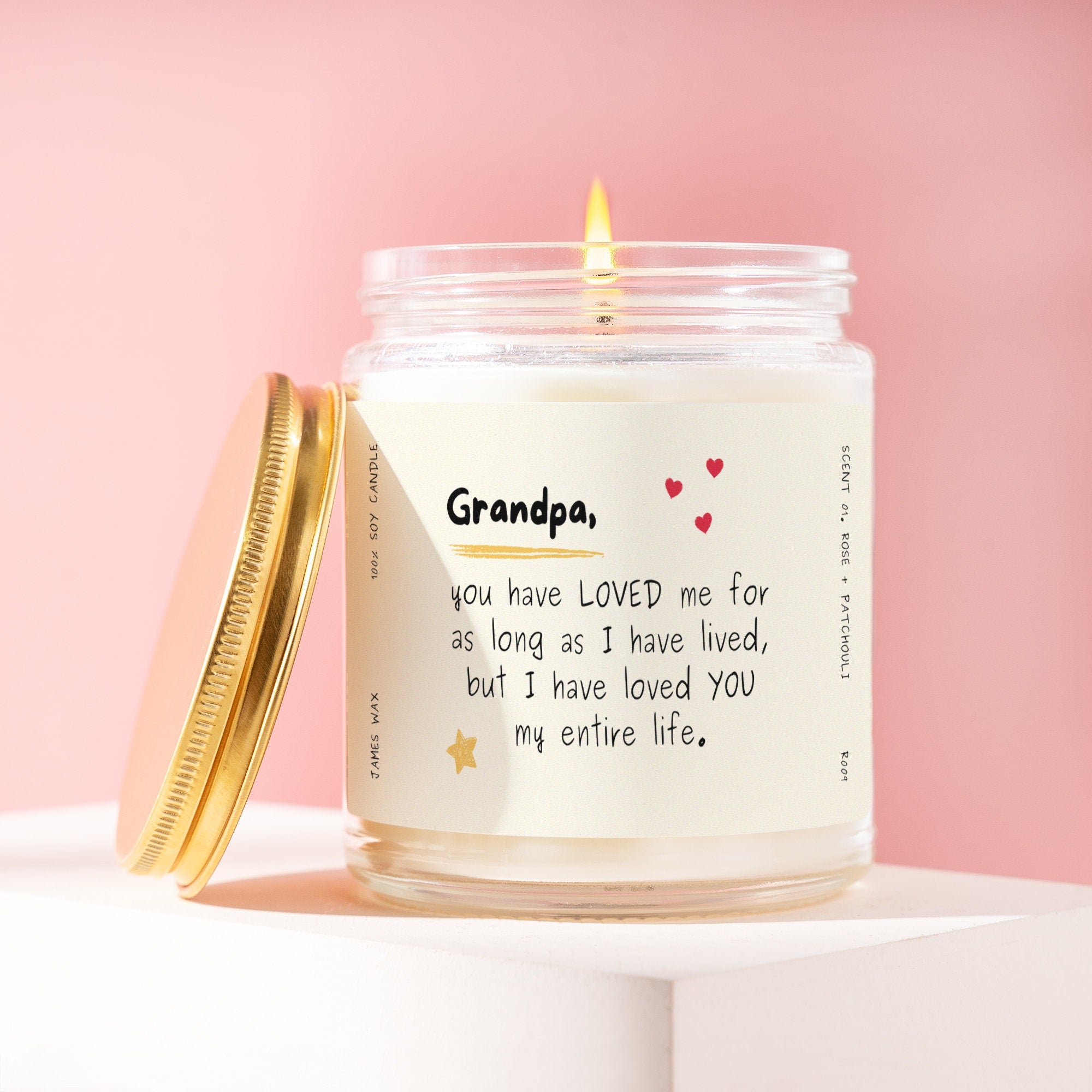 Grandpa Gift Grandpa You Have Loved Me My Entire Life Candle Great Candle For Grandpa R009