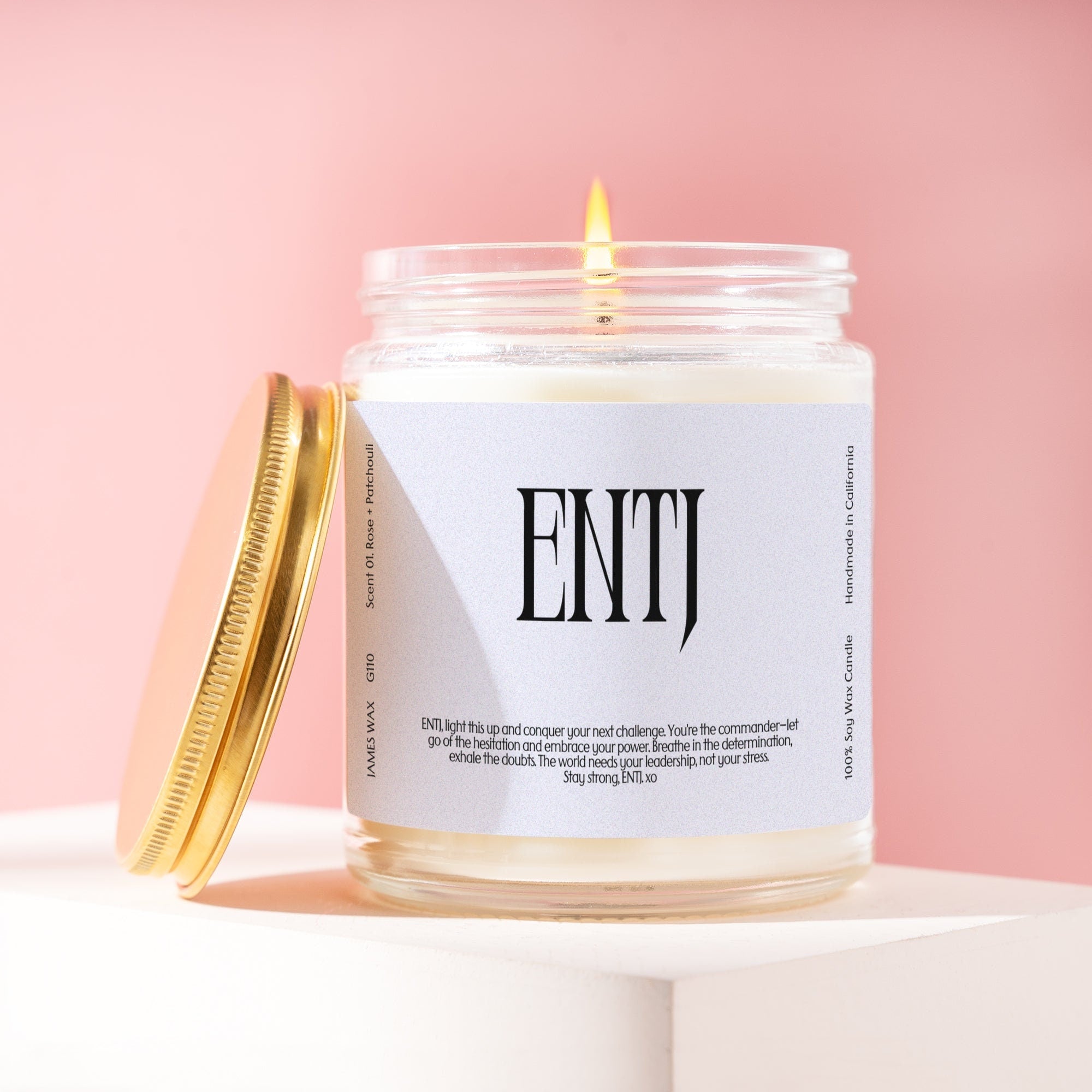 XN ENTJ Gift MBTI Candle Personalizable Funny Gift For ENTJ Unique Birthday Gift For Her Gift For Him G110