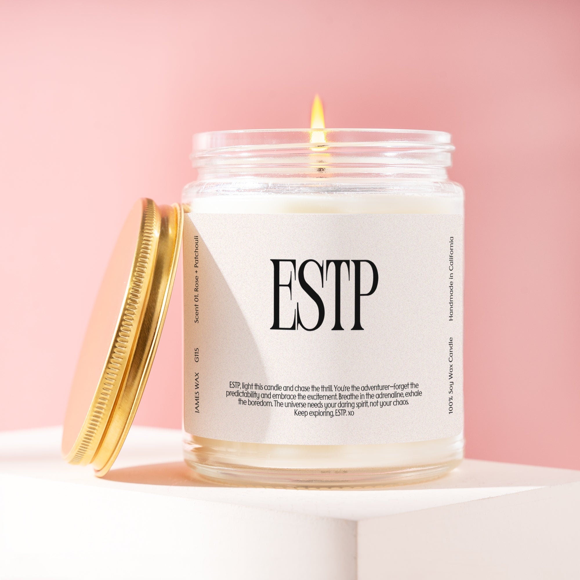 XN ESTP Gift MBTI Candle Personalizable Funny Gift For ESTP Unique Birthday Gift For Her Gift For Him G115