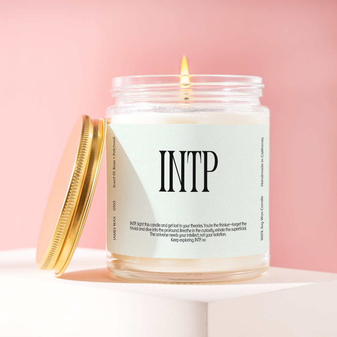 INTP Gift MBTI Candle Personalizable For INTP Birthday Gift G103