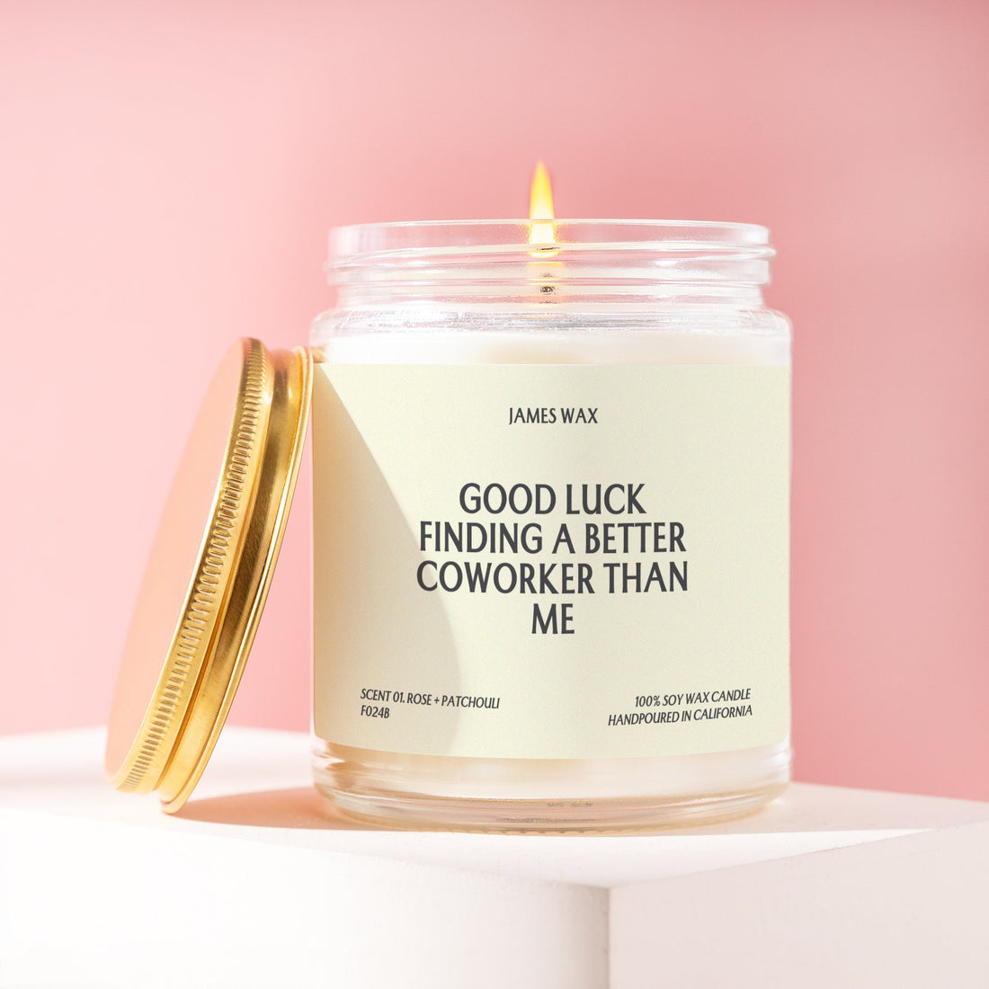 Coworker Gift Better Coworker Than Me Candle Gesture Work Gift F024B