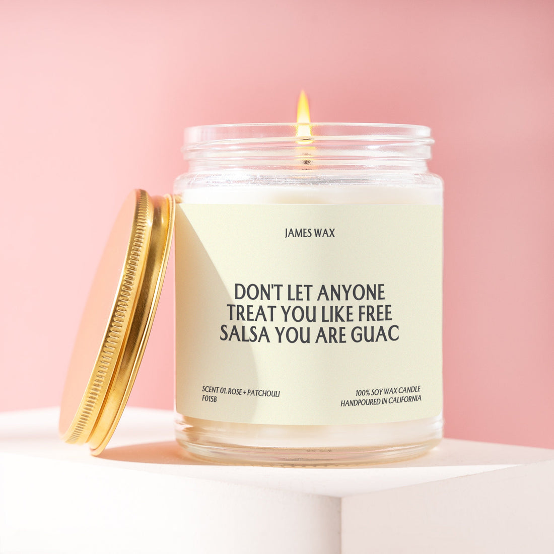 Don't Let Anyone Treat You Candle Cheer Up Gift Fun F015B