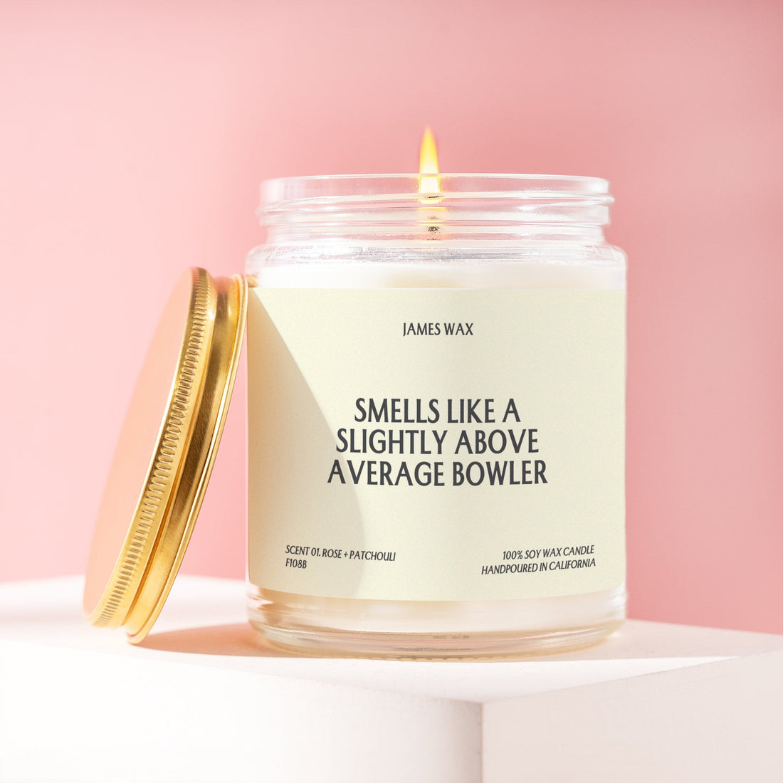Bowler Gift Above Average Bowler Candle Sports Fan Candle F108B