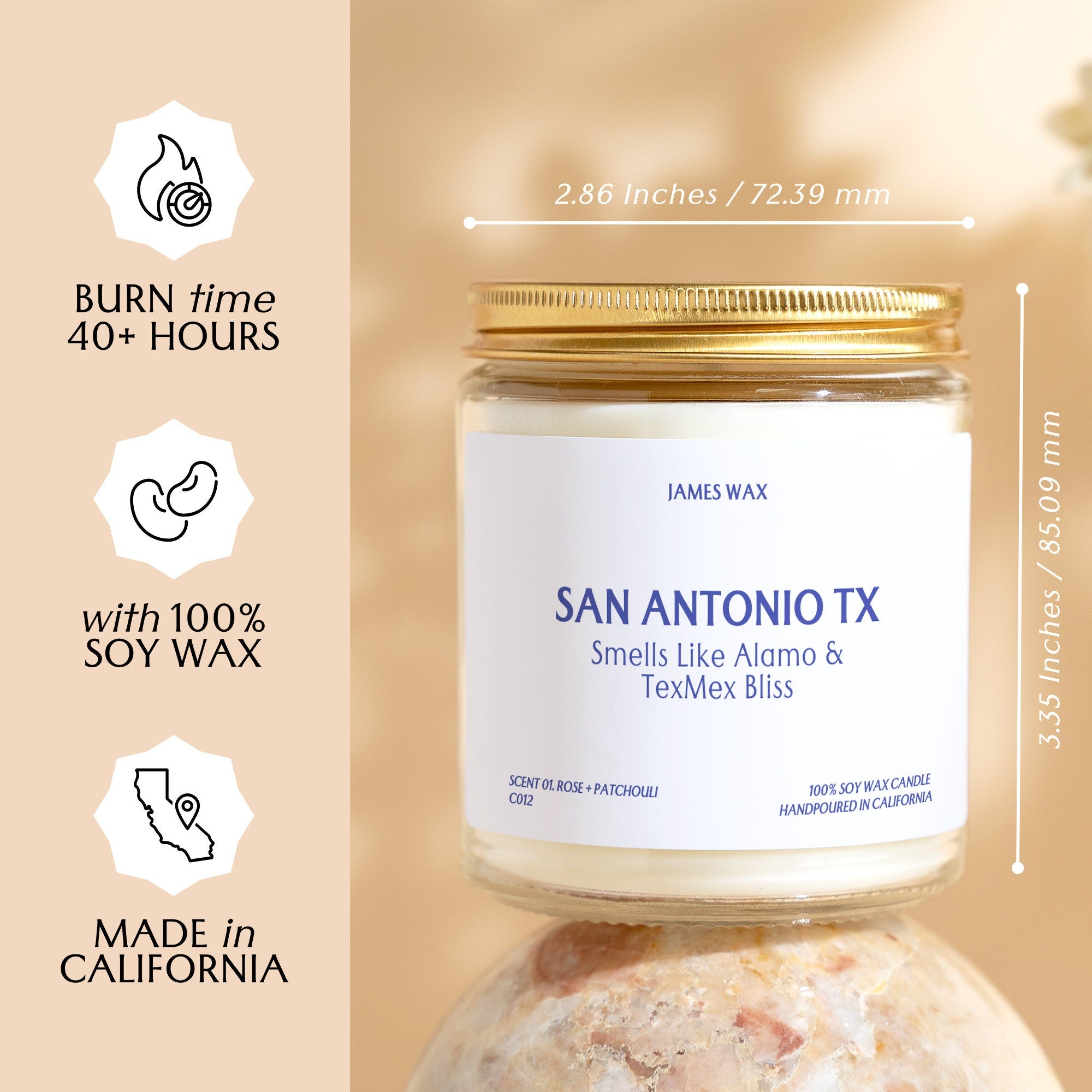 a jar of san antonio tx smells like almond and honey bliss