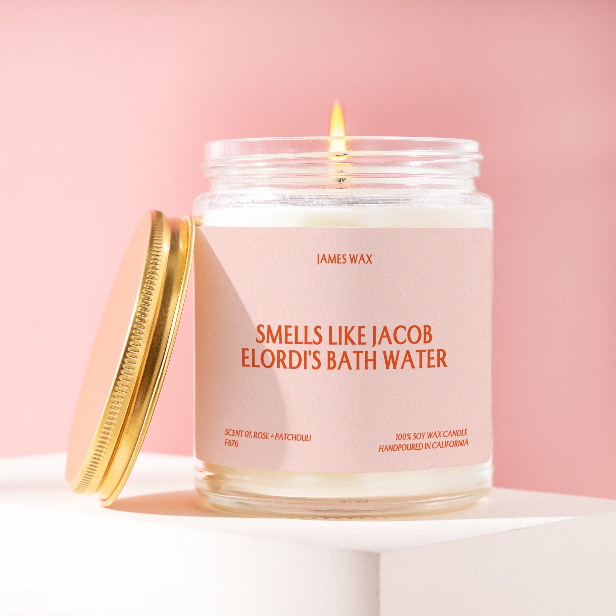 Jacob Elordis Bathwater Candle Jacob Elordi's Bath Water Celebrity Candle Gag Candle For Bestie The Saltburn Candle F876