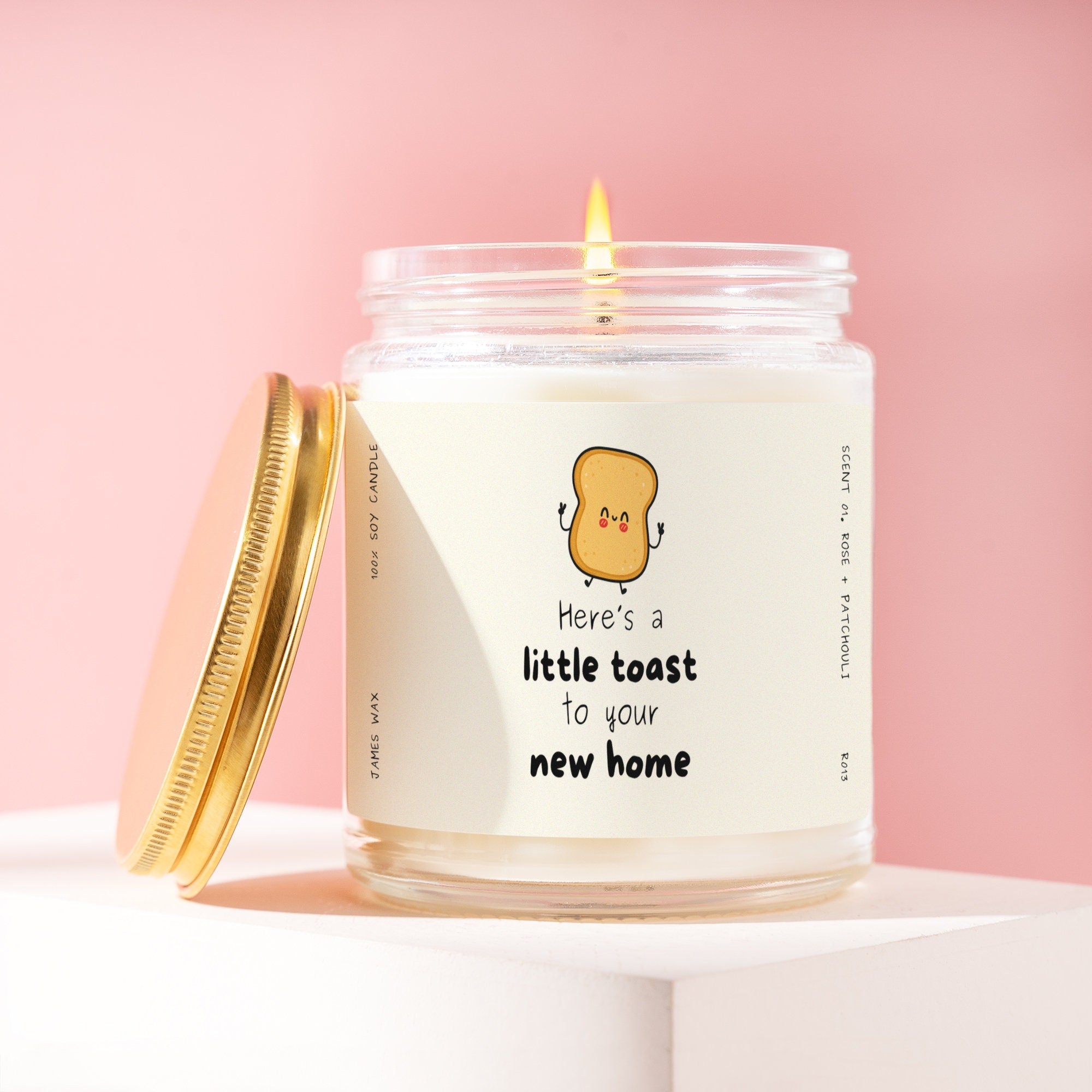 Housewarming Gift Little Toast Here’s A New Home To Your Candle For New Homeowners R013