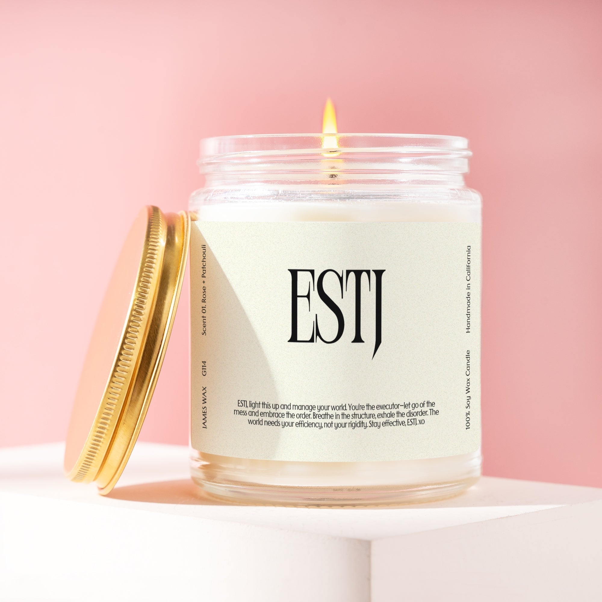 XN ESTJ Gift MBTI Candle Personalizable Funny Gift For ESTJ Unique Birthday Gift For Her Gift For Him G114