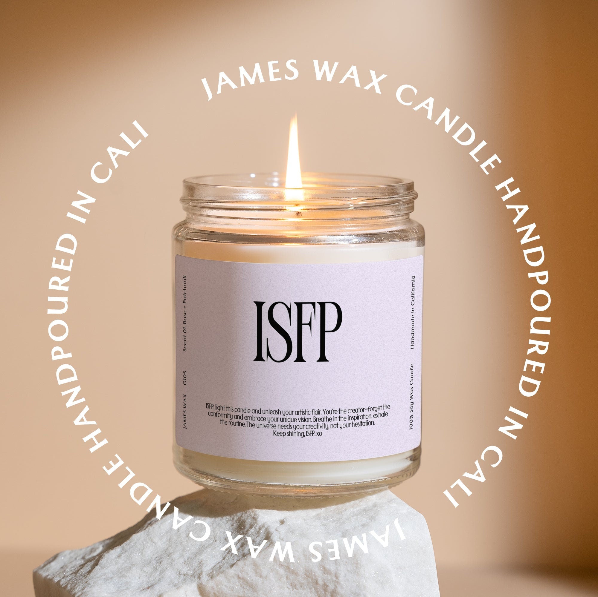 XN ISFP Gift MBTI Candle Personalizable Funny Gift For ISFP Unique Birthday Gift For Her Gift For Him G105