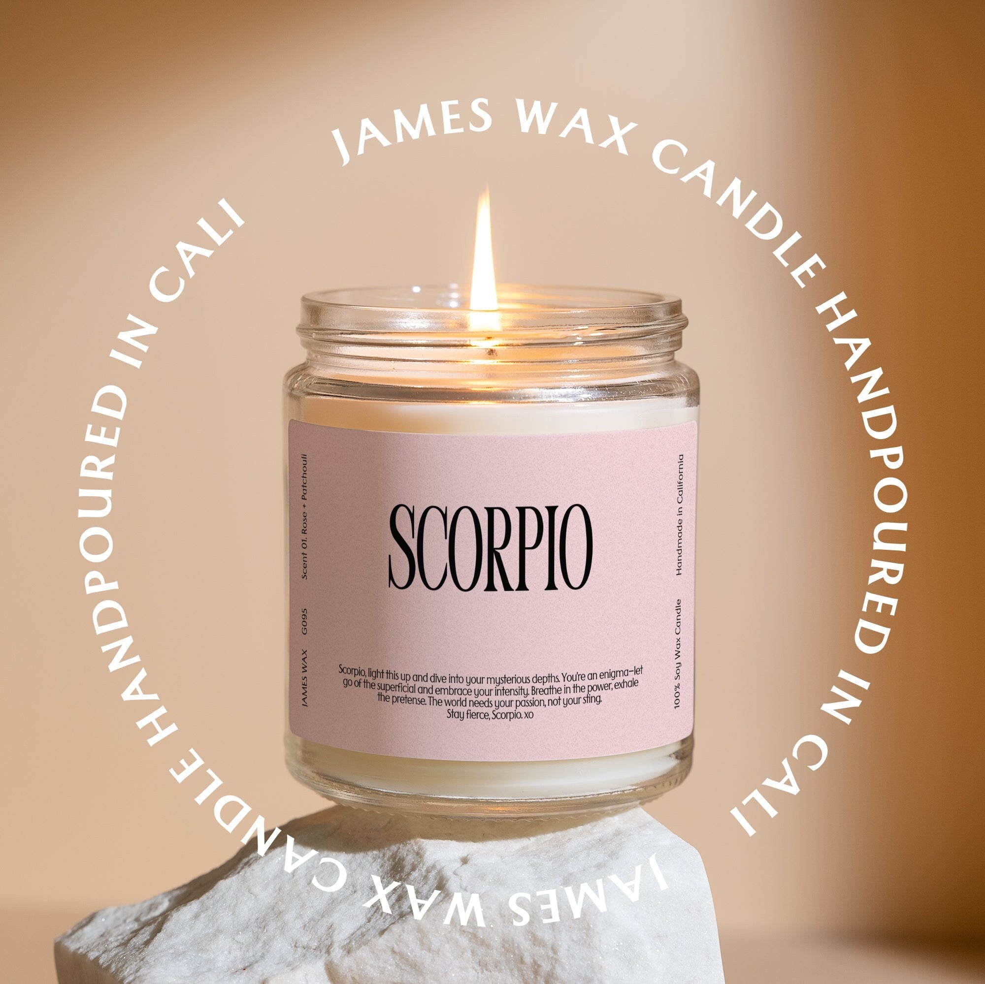 XN Scorpio Gift Zodiac Sign Candle Astrology Charm Gift Funny Personalizable Birthday Gift For Scorpio Gift For Her Gift For Friend G095