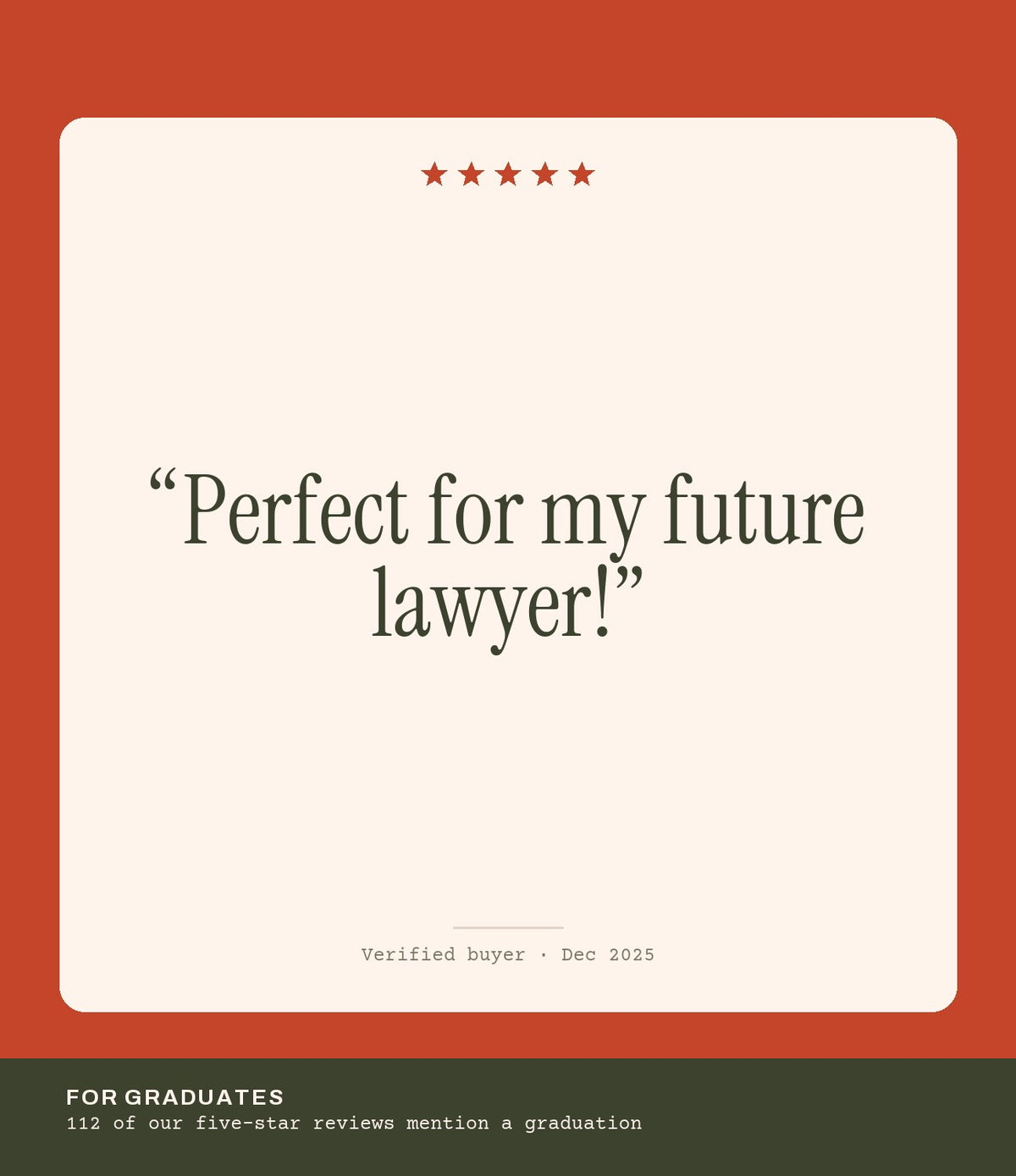 Verified buyer review