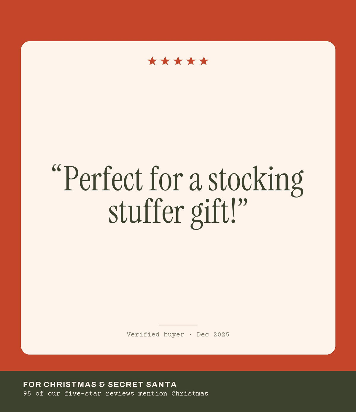 Verified buyer review